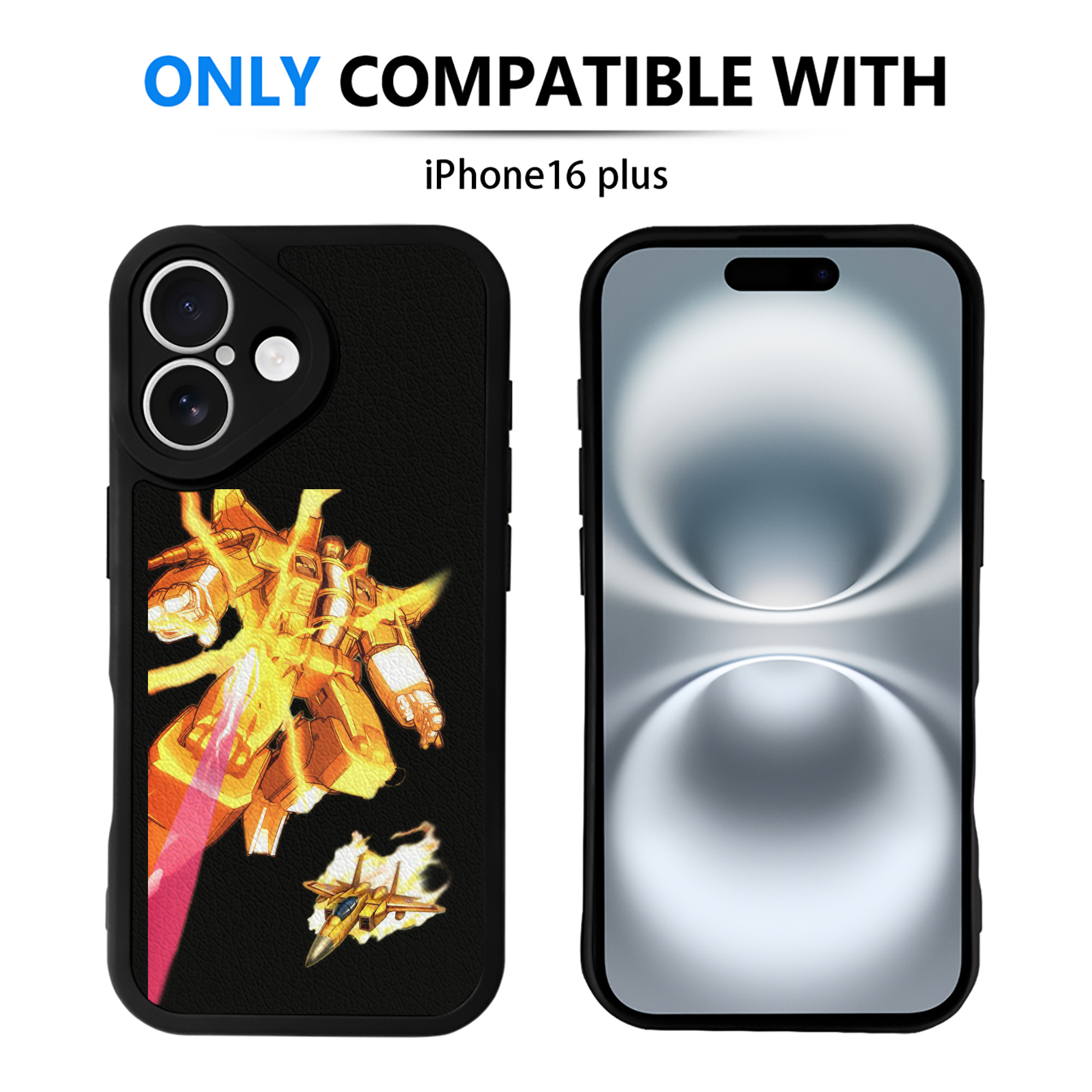 （画像用）  【iPhone 16シリーズ対応】シリコンスマホケース（レザー調） 材質：シリコン